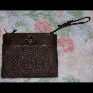 Vera Wang Leather Wristlet **NEW**